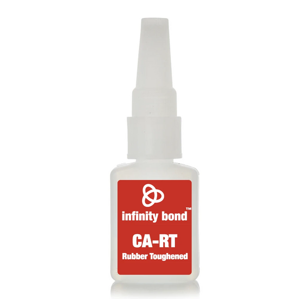 1 oz Bottle of Infinity Bond CA RT Rubber Toughened Super Glue