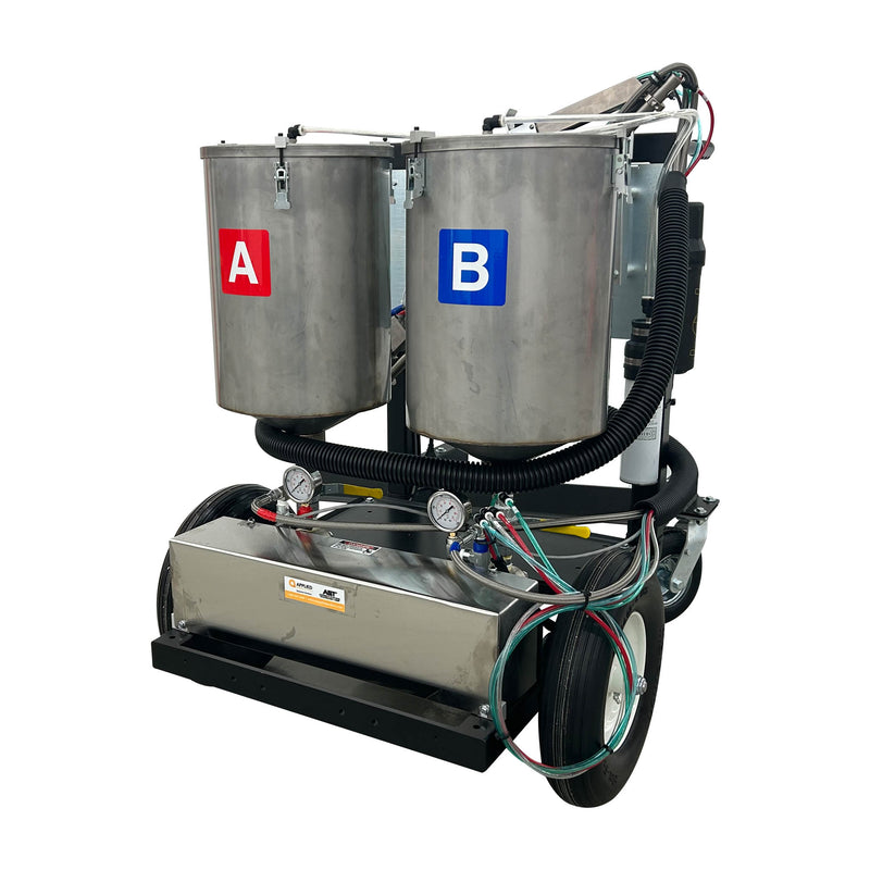 Front Side view of AST GMP-075-C Joint Filling Dispensing Unit