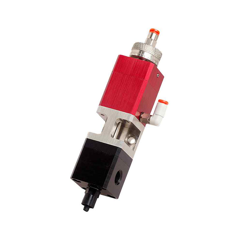 Lightweight all-plastic diaphragm dispense valve