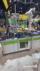 Demonstration of complete robotic dispensing system for adhesives and fluid material